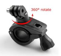 ﺴ◇ Sports Camera Accessories Suitable for Hero5 Stand Bike Motorcycle Rotating Double Mouth Bike Stand