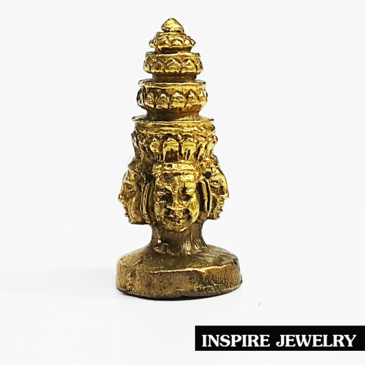 inspire-jewelry-บูชาพระพรหมทรงช้างเอราวัณ-ขนาด-2x3-5cm-หล่อจากทองเหลืองพระพรหม-หรือ-ท้าวมหาพรหม-พระพรหมคือผู้สร้างโลกและสรรพชีวิตทั้งหลาย-ผู้บูชาพระพรหมจะได้รับพรด้านความสำเร็จ-ขอพรใดก็สมปรารถนาทุกประ