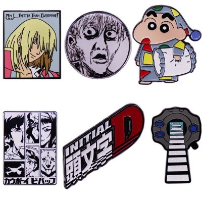 Briefcase Badges With Japanese Anime Fashion Accessories for Jewelry Gift Brooch for Clothes Enamel Pin Badges on Backpack Cute