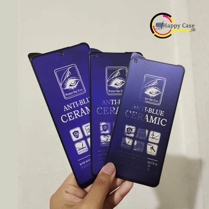 Tempered Glass Blue Matte Keramik Samsung J3 J5 J4 J6 J2pro J5pro J3pro J7pro J7plus J2prime