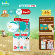 Combo 2 Tã Bỉm Quần PAMPERS Giữ Dáng Gói Đại, Size XXL 44 miếng, 15-25kg,