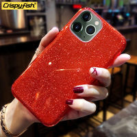 Fashion Glitter Sparkly TPU Silicone Case Skin For iPhone 6 6s Pure Color Glossy Back Cover For IPhone 7 8 Plus XS Max XR 11 Pro