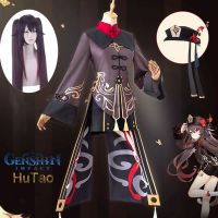 【ในสต็อก】ชุดคอสเพลย์อนิเมะ Game Genshin Impact HuTao Cosplay สไตล์จีน สําหรับผู้หญิง Halloween