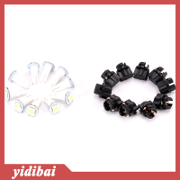 yidibai 10pcs T5 5050แผงเครื่องมือ LED คลัสเตอร์ Dash Light bulb Twist SOCKET