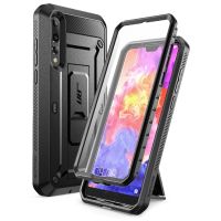 SUPCASE ที่ทนทานทั้งตัว สำหรับ หัวเว่ย P20 Pro PC ที่แข็งแกร่ง &amp;เครื่องกันชน TPU พร้อมอุปกรณ์ป้องกันหน้าจอ