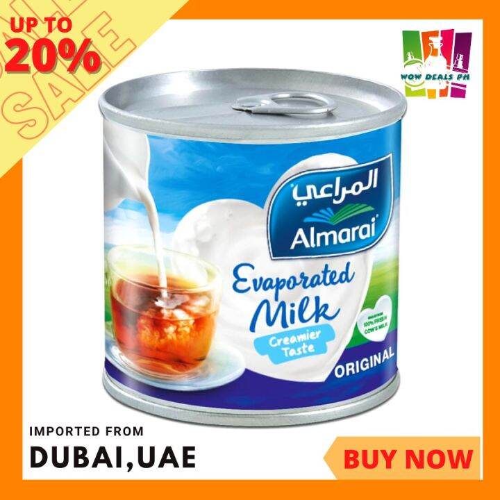 Almarai Evaporated Milk Original Creamier Taste 160g | Lazada PH