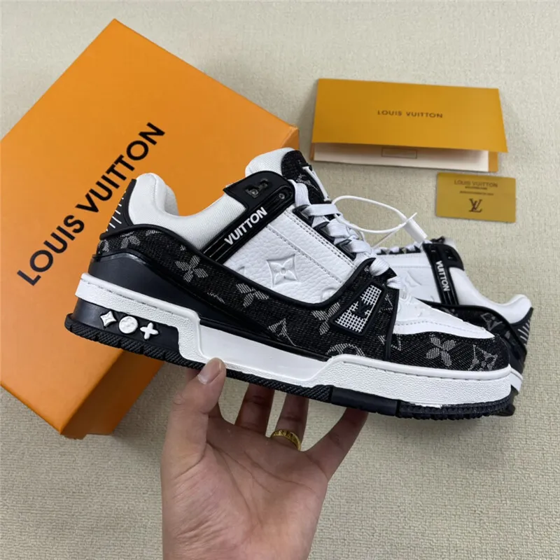 New LV men's casual shoes, Men's Fashion, Footwear, Sneakers on