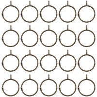 【LZ】❅✥  Anéis romanos de metal para cortina cabides círculos ferramentas domésticas acessórios do banheiro ferro 20 pcs