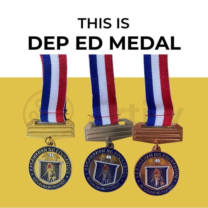 Medal Kagawaran ng Edukasyon Dep Ed Medal Gold Silve Bronze Medals ...