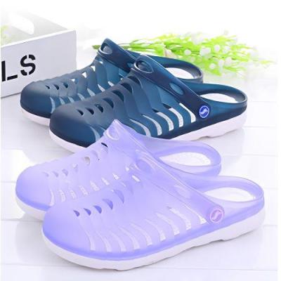 【Hot Sale】 Beach shoes women Baotou hole non-slip sandals and slippers female students flat jelly waterproof summer casual
