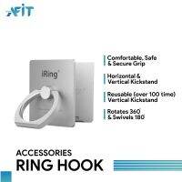 Ring Hook iRing แหวนล็อคโทรศัพท์กับนิ้ว 360 องศา ติดหลังโทรศัพท์ ที่คล้องนิ้ว น้ำหนักเบา ไม่เกะกะเมื่อเวลาไม่ใช้งาน