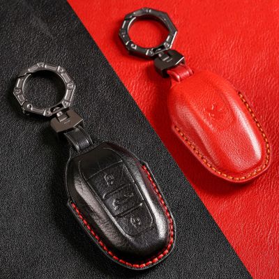 Car Key Fob Cover Case Shell For Peugeot 2008 3008 4008 5008 308 408 508 Citroen C1 C2 C4 C6 Picasso Grand DS3 Genuine Leather