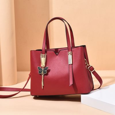 Winter fashion handbags women 2021 new boom mother package one shoulder his middle-aged mother handbag