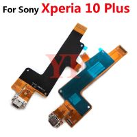 USB ชาร์จพอร์ตเชื่อมต่อปลั๊กเชื่อมต่อบอร์ดชาร์จสายยืดหยุ่นสําหรับ Sony Xperia 10 Plus 10-ii 5-ii 1-ii 10 1 L3 L2 L1