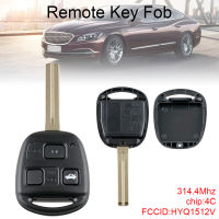 314.4เมกะเฮิร์ตซ์3ปุ่มเจียระไนโทที่สำคัญ Keyless E Ntry ระยะไกล Fob กับชิป4C HYQ1512V เหมาะสำหรับเล็กซัส