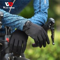 hotx【DT】 WEST BIKING Mens Cycling Gloves Full/Half Breathable Non-slip MTB Road