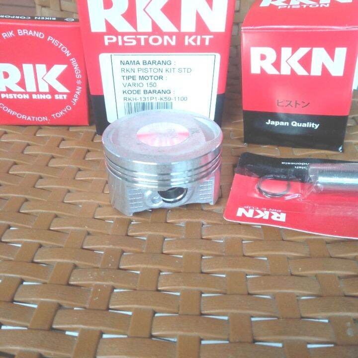 PISTON KIT VARIO 150 SET STD PEN 14 DIAMETER PISTON 57.3 MM RKN