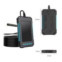 Car Repair with Screen HD Camera 8mm Industrial Endoscope Waterproof Portable Probe Can Turn