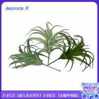 DECORATE X 3Pcs ที่แขวนแขวน การตกแต่งดอกไม้ เครื่องใช้ในบ้าน ตกแต่งผนังตกแต่ง พืช tillandsia Flocking เทียม อากาศพืช Bromeliads ปลอม