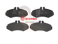 P50 031B ผ้าเบรก-F-แท้ BREMBO รุ่น Black : BENZ VITO 108D 2.2 2.3 / 113 2.0 95-&amp;gt; การันตีคุณภาพมาตรฐานโดย " เครอป อะไหล่ยนต์"