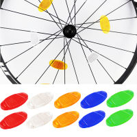 2Pcs Bike Spoke Reflector ไฟเตือนความปลอดภัยไฟเตือนขอบล้อ Reflective Mount Night Reflectors ไฟกระพริบไฟจักรยาน