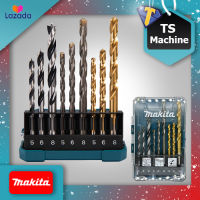 MAKITA D-71962 ดอกสว่าน 9ตัว/ชุด เจาะไม้ ปูน เหล็ก