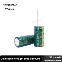 1pcs 25V 10000UF 18 x 35 mm low ESR Aluminum Electrolyte Capacitor 10000 uf 25 V Electric Capacitors High frequency 20