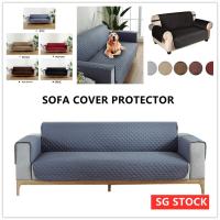 (Ready stock) 2/3/4 Seater Sofa Cover Sofa Cover Protector Waterproof Sofa Bed Cover Slipcovers Raya 2022