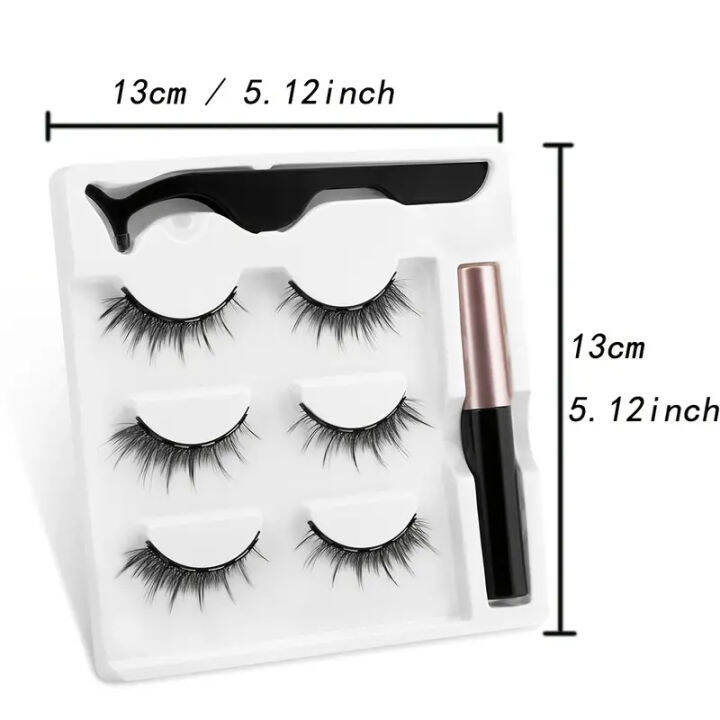 3-pairs-false-eyelashes-magnetic-liquid-eyeliner-tweezers-set-firm-and-durable-eyelashes-makeup-set