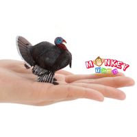 Monkey Toys - โมเดลสัตว์ Turkey ไก่งวง ขนาด 6.00 CM (จากหาดใหญ่)