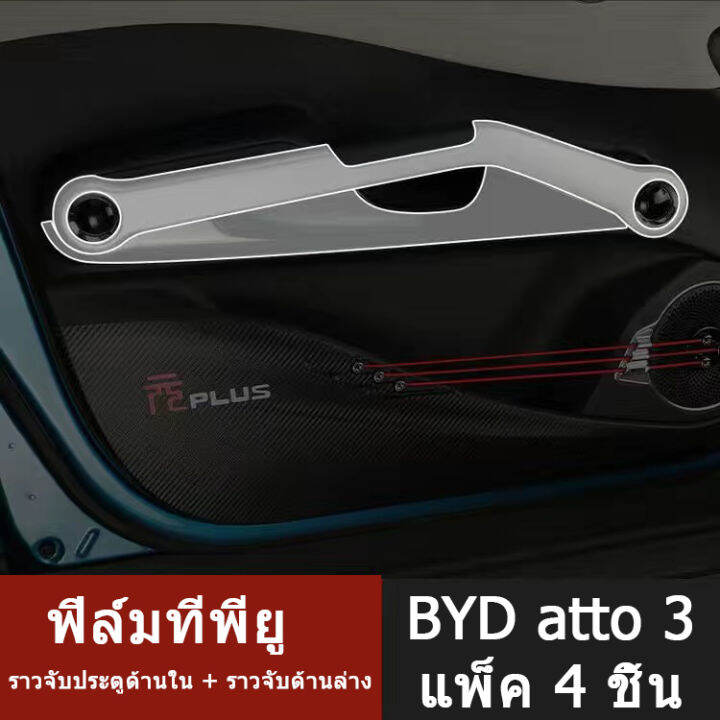 zlwr-byd-atto3-ฟิล์มกันรอยแบบใส-วัสดุ-tpu-ฟิล์มกันรอย-byd-atto3-ฟิล์มกันรอยภายในรถยนต์-ฟิล์มกันรอยภายในรถ-ฟิล์มควบคุมส่วนกลาง-ฟิล์มนำทาง