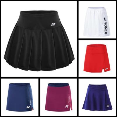 Yy ใหม่ Yonex กางเกงแบดมินตัน Hakama แห้งเร็วสำหรับผู้หญิงกระโปรงสั้นเทนนิสวิ่งน้ำหนักเบา