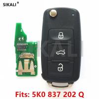 【☸2023 New☸】 qiukekang81481 Sikali Kunci Remote Mobil สำหรับ5k0837202q สำหรับ Beetle/caddy/eos /Golf/jetta/polo/scirocco/tigu/tigu/touran/up 2009-