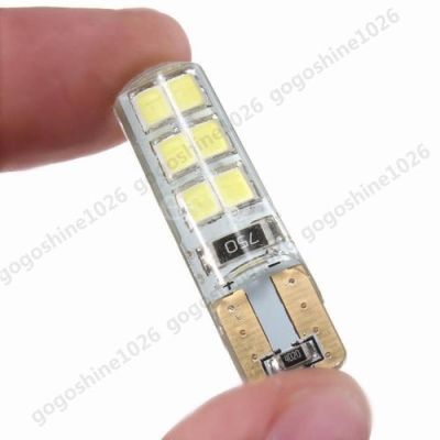 Uniersal 360 Degree Car Lighting White T10 Car LED Canbus Error Free Bright Light Bulbs W5W 12SMD 2835 Accessories Bulbs  LEDs  HIDs