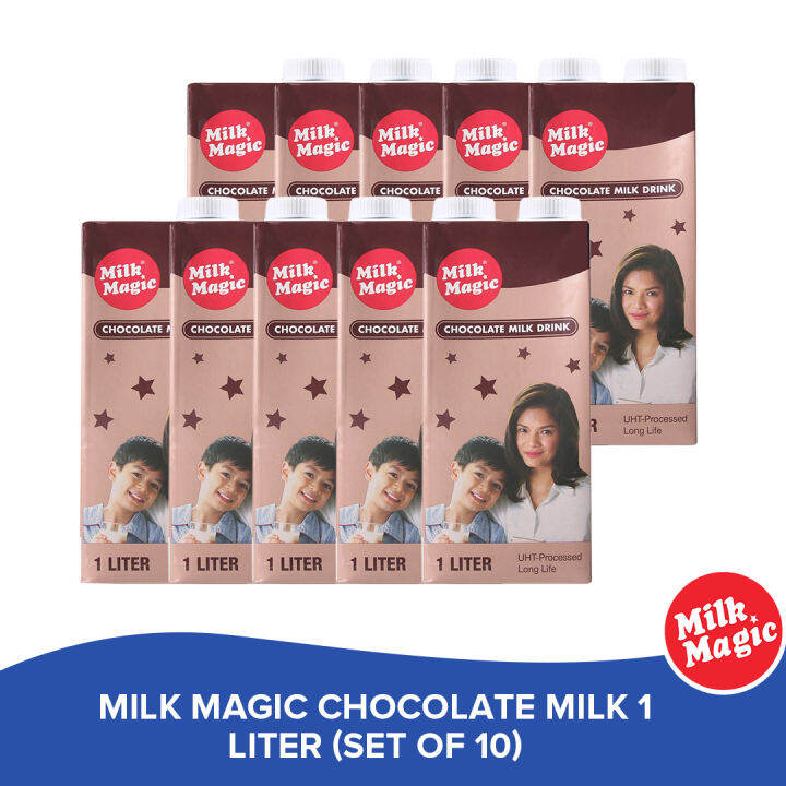 Milk Magic Chocolate Milk 1 Liter Set Of 10 Nutritious Healthy Flavored Drink Grocery 8583