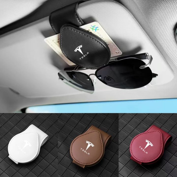 mobil-sun-visor-kacamata-hitam-pemegang-klip-kacamata-untuk-tesla-model-3-model-x-model-s-model-y-id-kartu-id-kartu-bank-klip-kartu