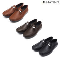 MATINO SHOES รองเท้าชายหนังแท้ รุ่น MC/S 2204 BLACK/BROWN