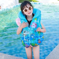 Life Jackets Ocean World Pattern Pool Inflatable Vest Buoyancy Swimsuit for Children Aged 1-12 Boys/Girls Swimming Pool Swimwear  Life Jackets