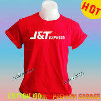 เสื้อยืด J&amp;T EXPRESS เจแอนด์ที เอ็กเพรส ผ้าดี cotton100 ใส่สบายไม่เป็นอุปสรรคเวลาทำงาน