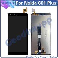 สำหรับ C01 Nokia รวมถึงชิ้นส่วนจอสัมผัสแอลซีดีของเครื่องแปลงดิจิทัลโทรศัพท์ TA-1383 TA-1387สำหรับ Nokia C01plus จอสำรอง