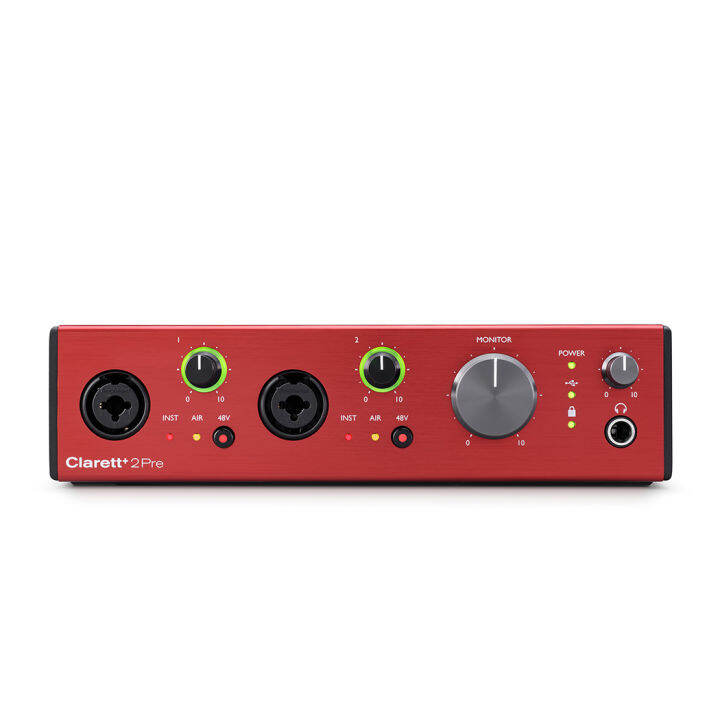 focusrite-clarett-2-pre-usb-ออดิโออินเตอร์เฟส-อุปกรณ์บันทึกเสียง-โฮมสตูดิโอ-usb-audio-interface