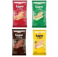 Oriental Layer Cake 128 กรัม เลเยอร์เค้กสอดไส้ครีม ขนาด 128 กรัม มี 4 รส