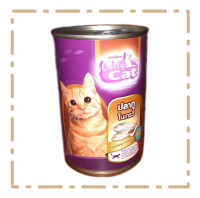 Catty Cat อาหารแมว รส ปลาทูในเกรวี่ 400 กรัม/กระป๋อง CF31