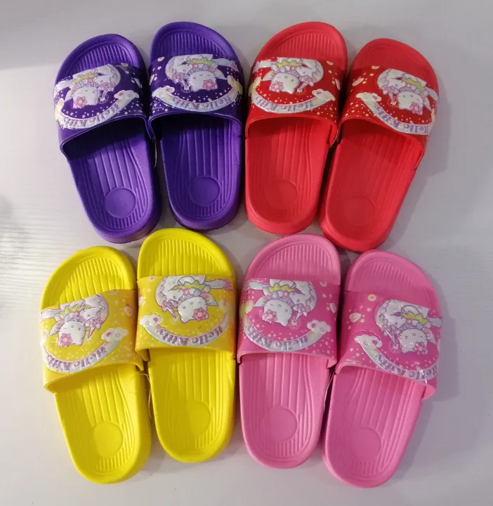 Hello.kitty Children Flip Flops Slippers Sandals Assorted Colors 