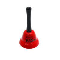 Service Decorations For Valentine Bell Desktop Bachelor Ring Party Handheld Red Metal