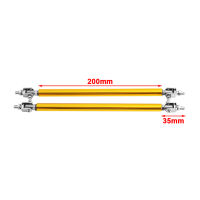 2Pcs Adjustable 20cm Front Bumper Lip Spoiler Strut Rod Tie Support Bar Universal Car Accessories 6 Colors