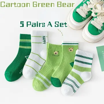 green baby stockings