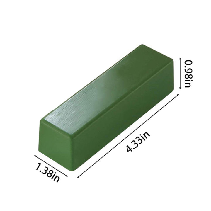 1ชิ้น110x35x25mm-สารประกอบสีเขียวขัดวางขัดวางโลหะขัดขี้ผึ้งวางโครเมี่ยมสีเขียวออกไซด์บดวาง