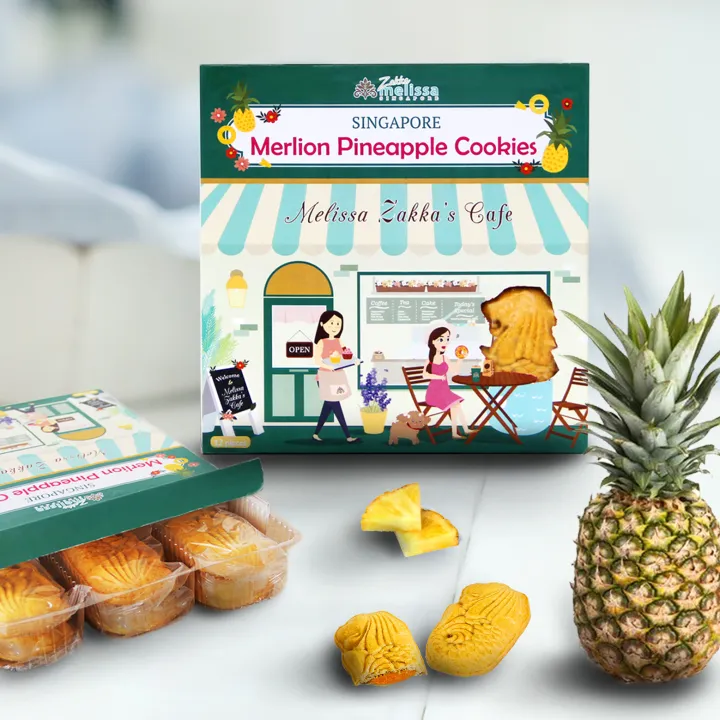 Merlion Pineapple Cookies マーライオンパイナップルクッキー Lazada Singapore