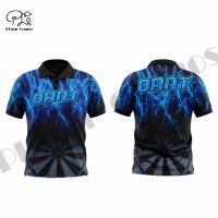 2023 new design- 3D Print Newest Darts Player Team Polo Personalized Shirt Funny Harajuku Streetwear Sleeveless Tees